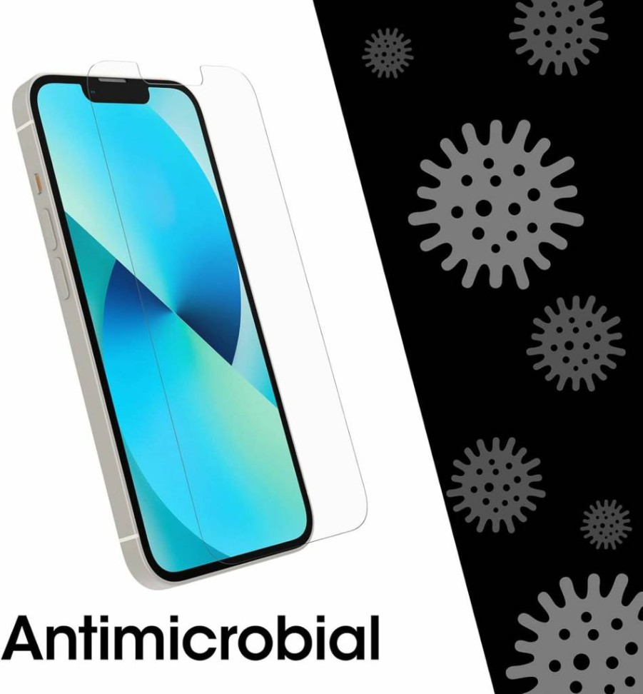 OtterBox Trusted Glass Screen Protector for iPhone 13 & 13 Pro - Clear, Anti-Scratch, Bubble-Free (2nd Generation)