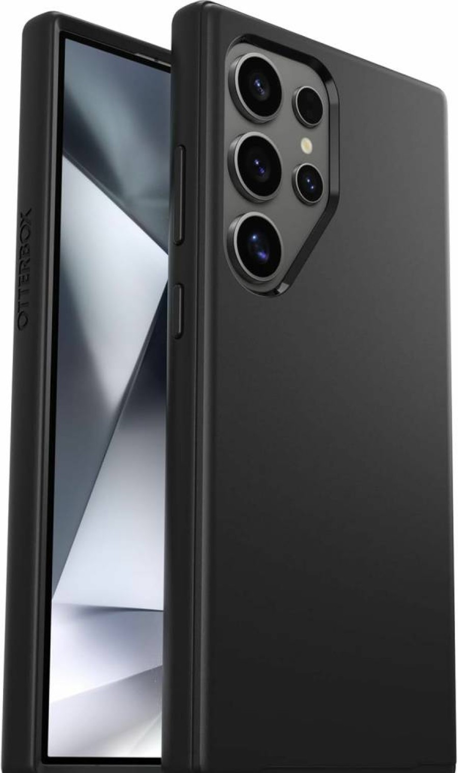 OtterBox Symmetry Series Case for Samsung Galaxy S24 Ultra - Slim Protective Cover with Wireless Charging Compatibility & Camera Protection - Business Bulk Packaging - Black