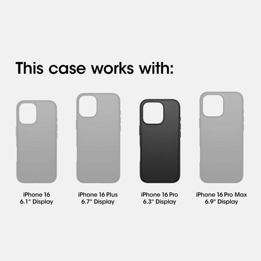 OtterBox Symmetry Series Clear Protective Case for iPhone 16 Pro Max | Slim Design | Polybag Packaging | Business Bulk Orders